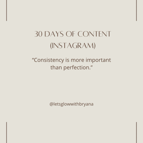 30 Days of Instagram Content - Your First 30 Days as an Arbonne Consultant